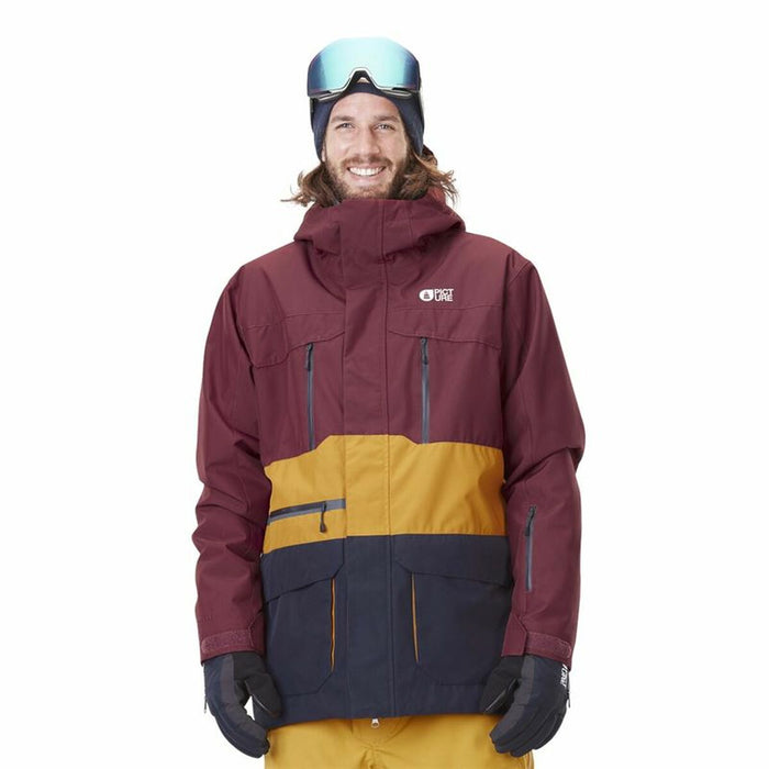 Men's Naikoon Burgundy Ski Jacket