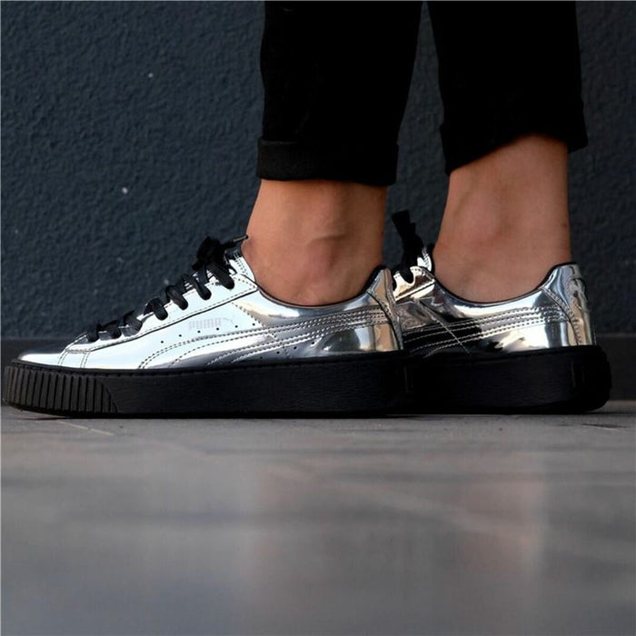 Women's Puma Basket Platform Shoes