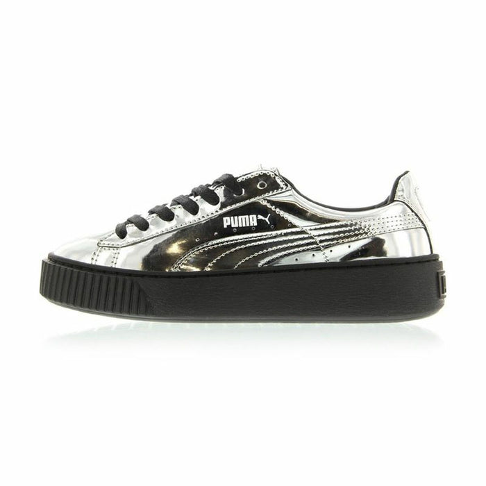 Women's Puma Basket Platform Shoes
