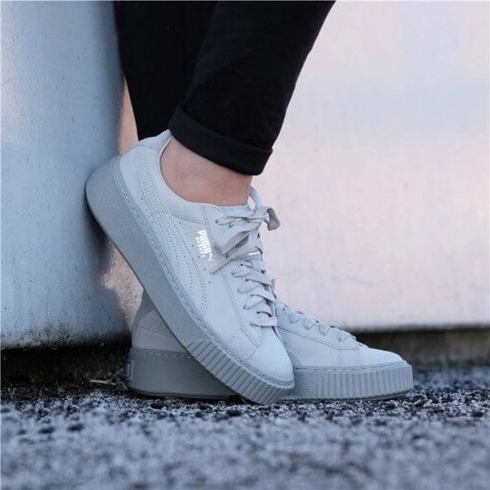 Women's Puma Basket Platform Reset Shoes