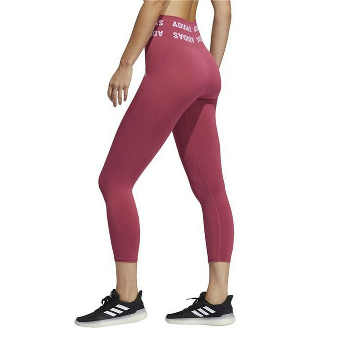 Woman Adidas Aeroknit Red High-Rise