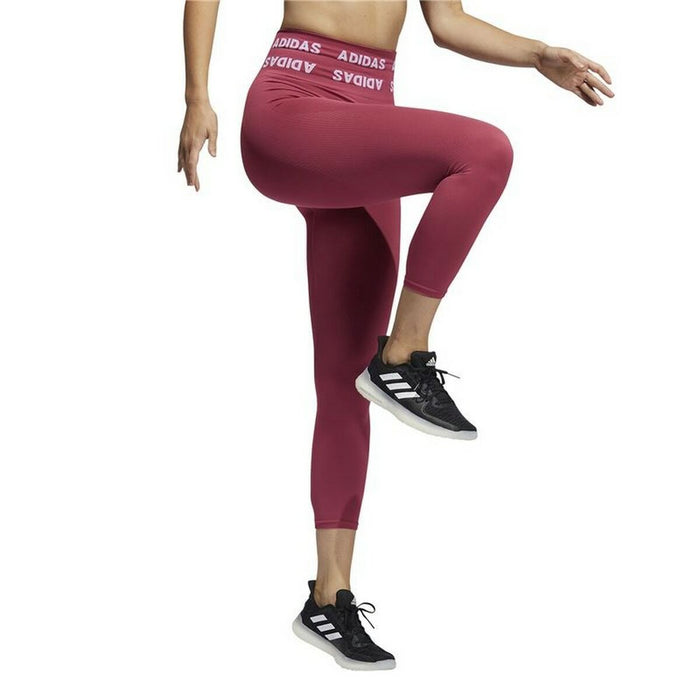 Woman Adidas Aeroknit Red High-Rise