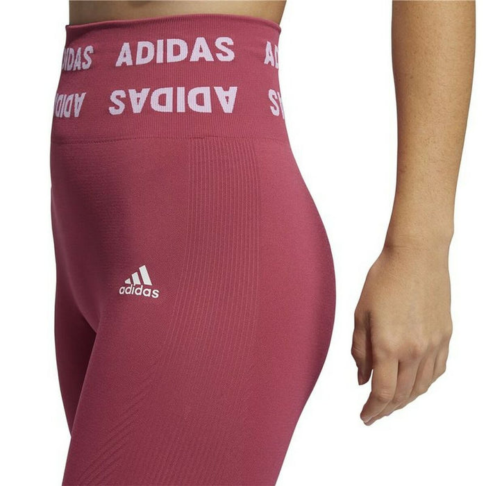 Woman Adidas Aeroknit Red High-Rise