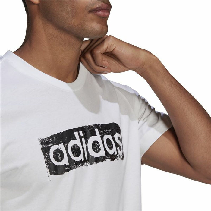 Men's Adidas Brushstroke Logo T-Shirt