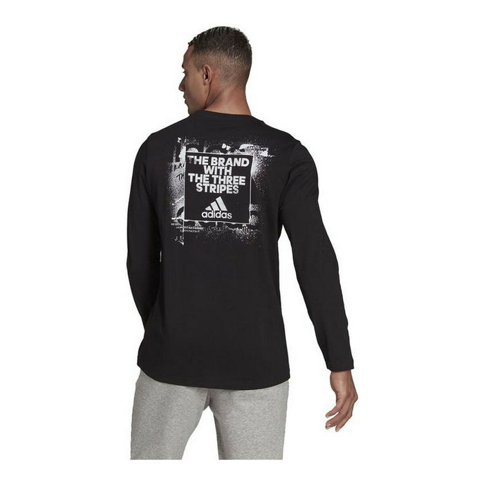 Men's Adidas Spray Graphic Long Sleeve T-Shirt