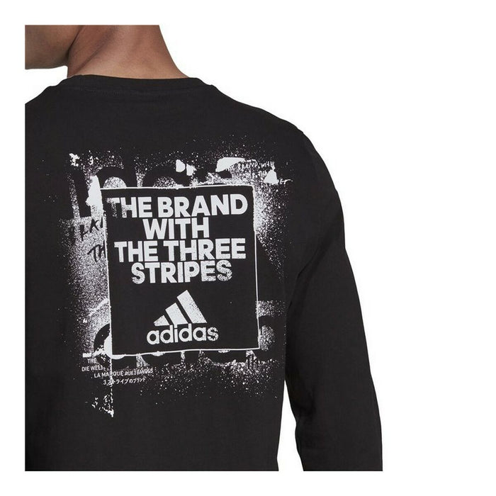 Men's Adidas Spray Graphic Long Sleeve T-Shirt