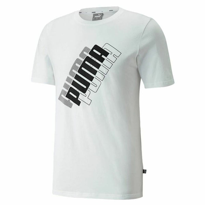 Men's Puma Power Logo Short Sleeve T-Shirt