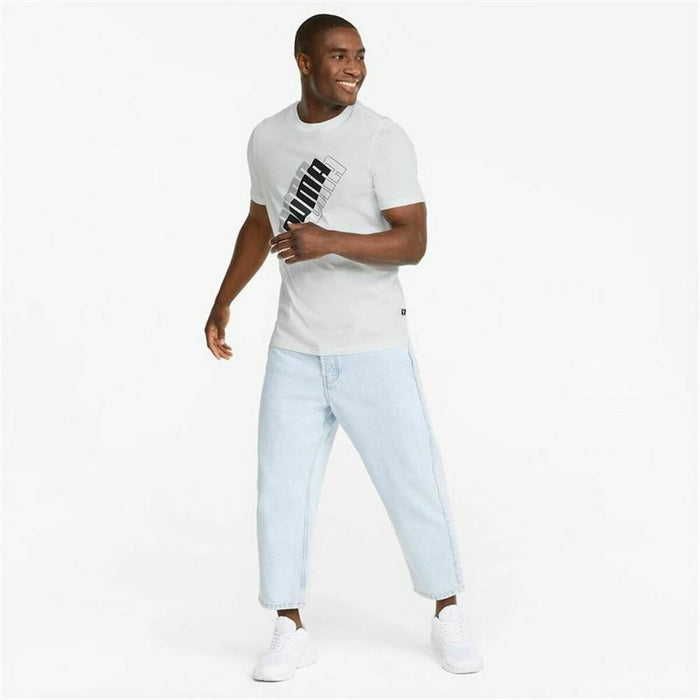 Men's Puma Power Logo Short Sleeve T-Shirt