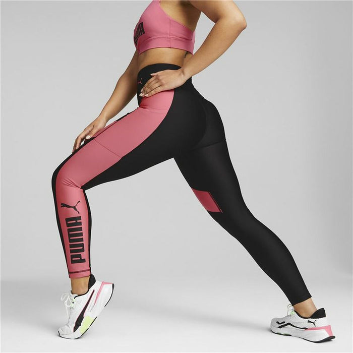 Women's Puma Black Pink Sport Leggings