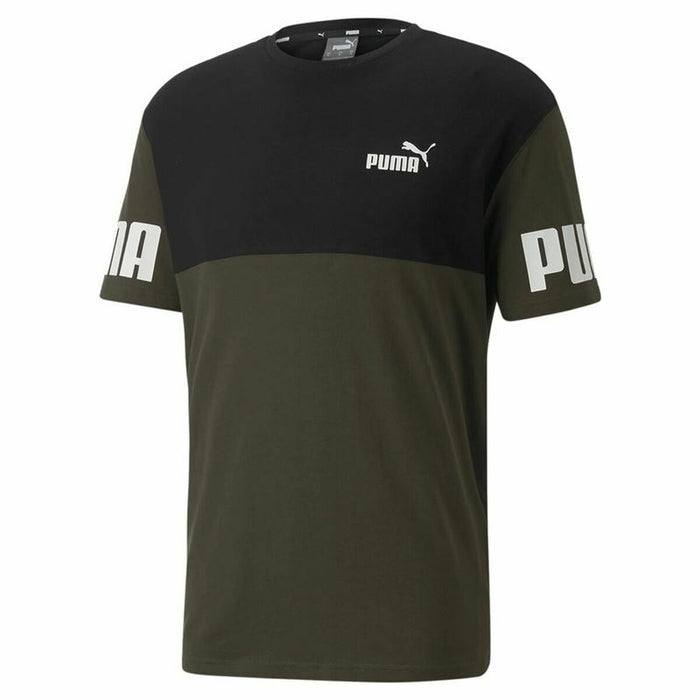 Men's Puma Power Colorblock Short Sleeve T-Shirt