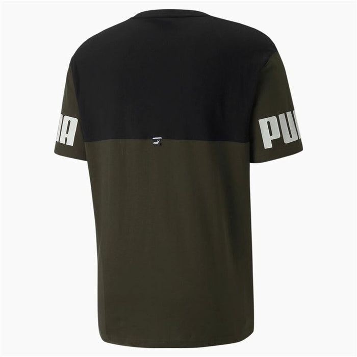 Men's Puma Power Colorblock Short Sleeve T-Shirt