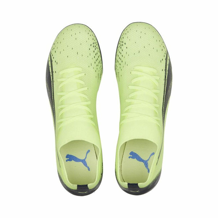 Adult's Football Boots Puma Ultramatch MG Fizzy Light Green