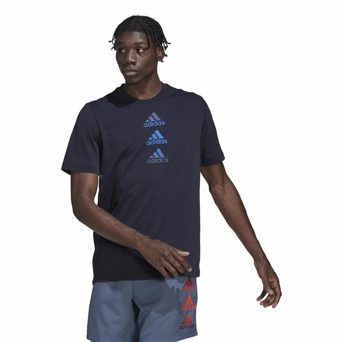 Men Adidas Designed To Move Logo T-Shirt