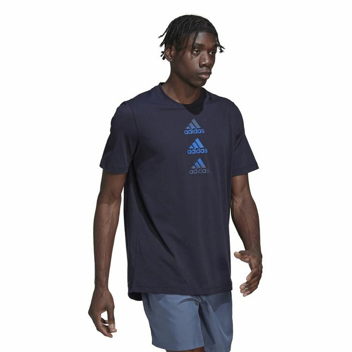 Men Adidas Designed To Move Logo T-Shirt