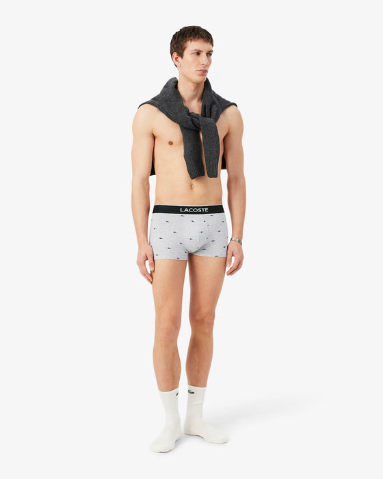 Pack of Underpants Lacoste Stretch Grey