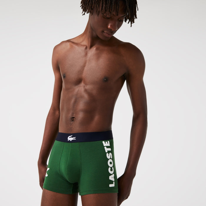 Pack of Underpants Lacoste Stretch Green