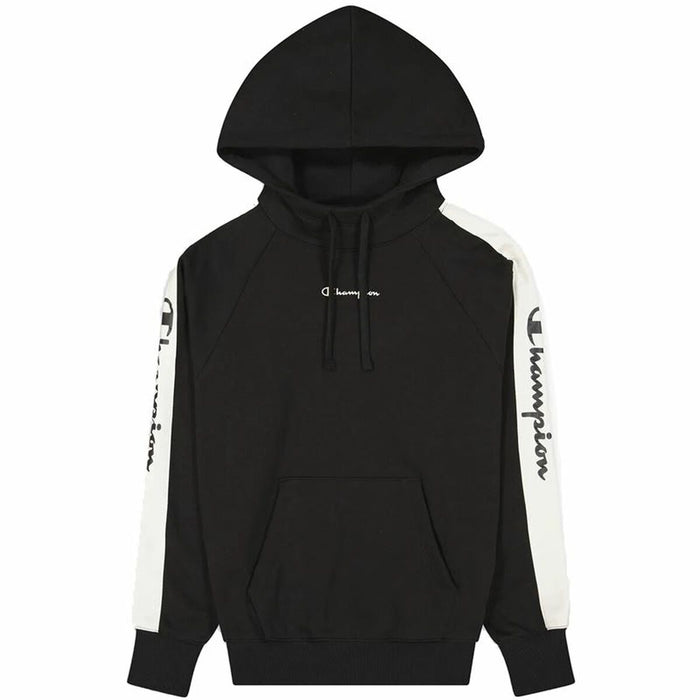 Women's Champion White Black Hoodie