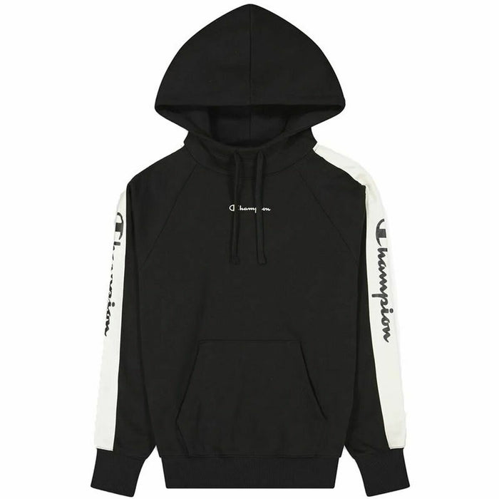 Women's Champion White Black Hoodie