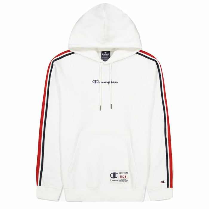 Men's Champion White Hoodie