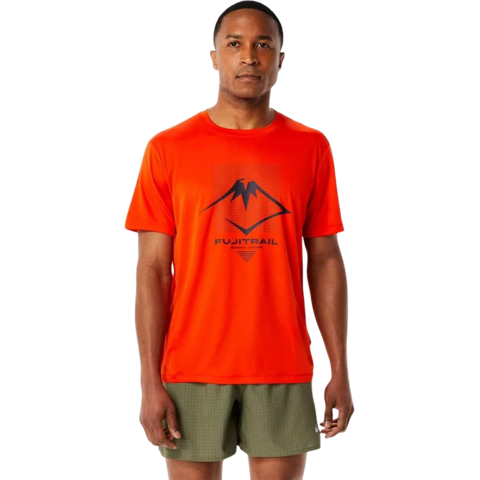 Men's Asics Fuji Trail Orange T-Shirt