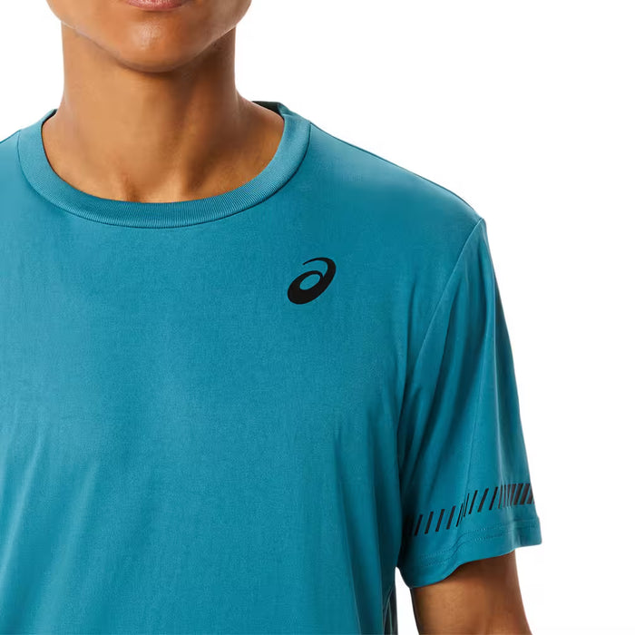 Men's Asics Blue Court T-Shirt
